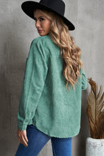 Load image into Gallery viewer, Studded Corduroy Shirt Jacket
