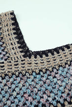 Load image into Gallery viewer, Heathered V-Neck Fringe Hem Poncho
