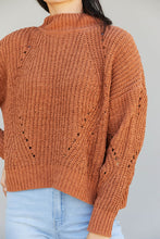 Load image into Gallery viewer, HYFVE That Look Pointelle Knit Sweater
