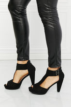 Load image into Gallery viewer, Forever Link Jive With Me Laser Cut Peep Toe T-Strap Heels
