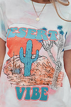 Load image into Gallery viewer, Desert Vibes Tie-dye Crop Top
