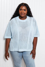 Load image into Gallery viewer, Sew In Love Metropolitan Full Size Openwork Top DIBS METRO
