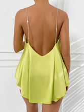 Load image into Gallery viewer, Rhinestone Chain Strap Backless Cami Top
