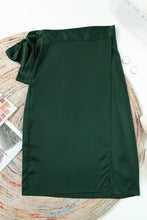 Load image into Gallery viewer, Belted Wrap Midi Skirt with Split
