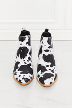 Load image into Gallery viewer, MMShoes Back At It Point Toe Bootie in Cow Print
