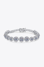 Load image into Gallery viewer, 925 Sterling Silver 10.4 Carat Moissanite Bracelet

