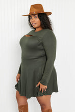 Load image into Gallery viewer, White Birch Wandering the Woods Full Size Mini Dress with Built-In Shorts
