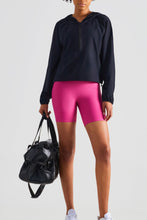 Load image into Gallery viewer, Half-Zip Hooded Sports Top
