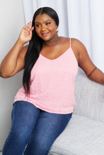 Load image into Gallery viewer, Zenana Full Size Swiss Dot V-Neck Cami
