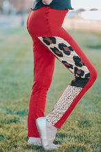 Load image into Gallery viewer, Girls Leopard Patch Leggings
