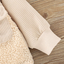 Load image into Gallery viewer, Baby Spliced Sherpa Jacket and Pants Set
