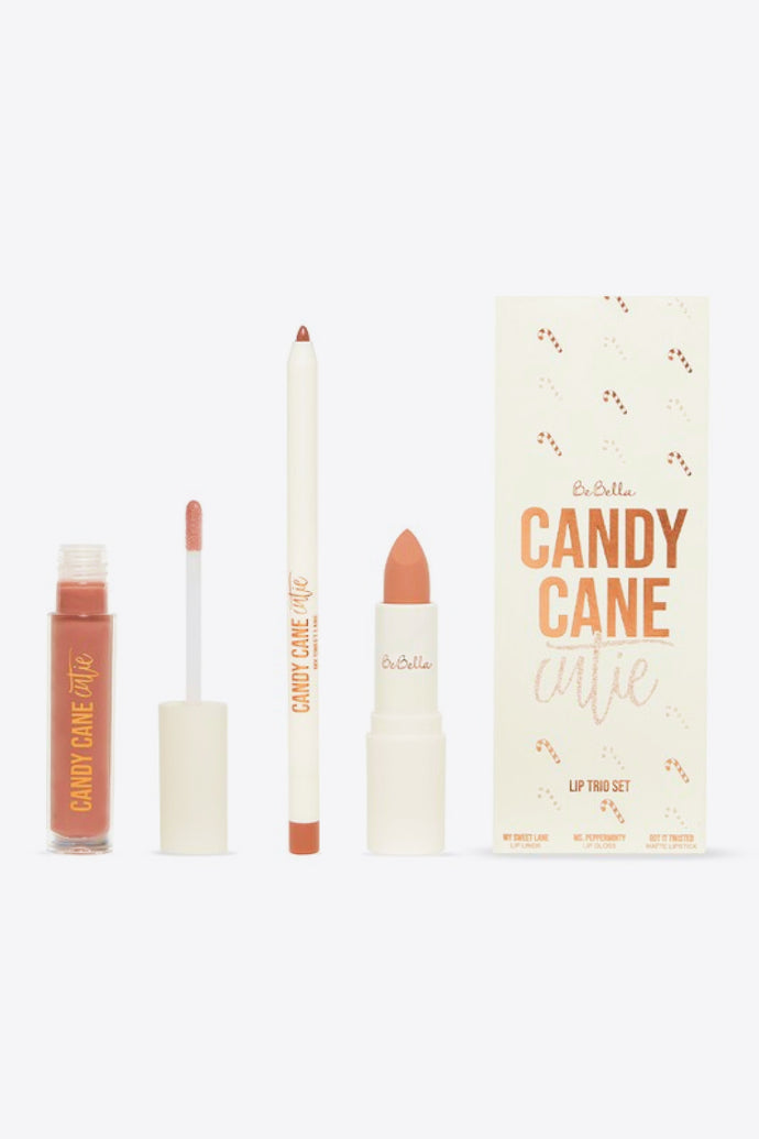 3-Piece Set Candy Cane Lip Trio Set