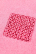 Load image into Gallery viewer, Round Neck Dropped Shoulder Top with Pocket
