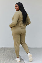 Load image into Gallery viewer, Zenana Rest and Relaxation Full Size Run Lounge Set in Khaki
