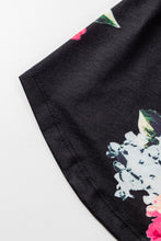 Load image into Gallery viewer, Girls Floral Striped Raglan Sleeve Dress
