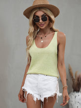 Load image into Gallery viewer, Scoop Neck Knit Tank
