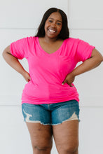 Load image into Gallery viewer, Sew In Love Tee Shirt Weather Full Size Run Pocketed Tee
