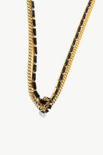 Load image into Gallery viewer, 18K Gold-Plated Zircon Double-Layered Necklace
