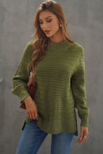Load image into Gallery viewer, Crewneck High-Low Sweater
