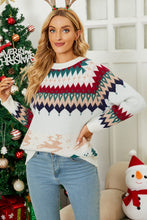 Load image into Gallery viewer, Christmas Tree Raglan Sleeve Sweater
