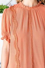 Load image into Gallery viewer, Frill Neck Short Flounce Sleeve Blouse
