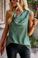 Load image into Gallery viewer, Printed Cowl Neck Tank
