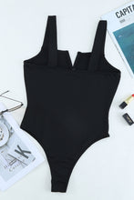 Load image into Gallery viewer, Sleeveless Notched Neck Bodysuit
