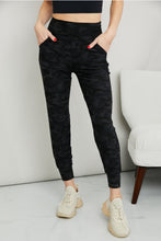 Load image into Gallery viewer, LOVEIT Full Size Camouflage Wide Waistband Joggers with Pockets
