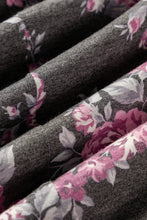 Load image into Gallery viewer, Girls Floral Striped Raglan Sleeve Dress
