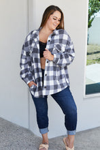 Load image into Gallery viewer, Zenana Harvest Season Full Size Plaid Shacket
