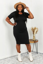 Load image into Gallery viewer, Yelete Full Size Round Neck T-Shirt Dress
