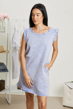 Load image into Gallery viewer, Sew In Love Cascade Springs Full Size Acid Wash Dress in Denim
