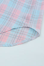 Load image into Gallery viewer, Plaid Button-Up Dropped Shoulder Shirt
