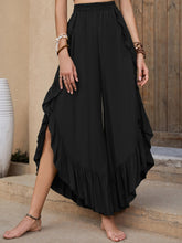 Load image into Gallery viewer, Ruffle Trim Long Pants
