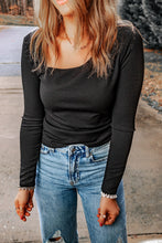 Load image into Gallery viewer, Asymmetrical Neck Long Sleeve Top
