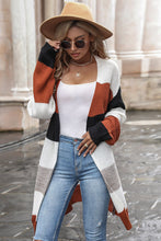 Load image into Gallery viewer, Striped Open Front Longline Cardigan
