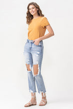 Load image into Gallery viewer, Lovervet Full Size Amari Destroyed High Rise Crop Straight Jeans

