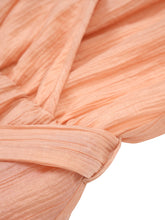 Load image into Gallery viewer, Tie Belt Surplice Spaghetti Strap Layered Dress
