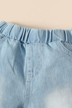 Load image into Gallery viewer, Baby Girl Frayed Hem Flare Leg Jeans
