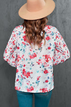 Load image into Gallery viewer, Pink, Yellow, White Floral Blouse
