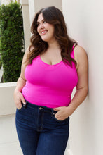 Load image into Gallery viewer, Zenana Hot Pink Tunic Tank DIBS 1001

