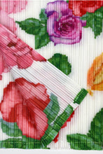 Load image into Gallery viewer, Floral Accordion Pleated Side Slit Midi Skirt
