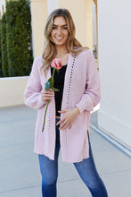 Load image into Gallery viewer, Blu Pepper Full Size Open Front Rib-Knit Cardigan
