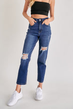Load image into Gallery viewer, Muselooks High-Rise Distressed Cropped Jeans
