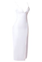 Load image into Gallery viewer, Spaghetti Strap Split Bandage Dress
