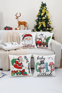 Christmas Graphic Decorative Throw Pillow Case