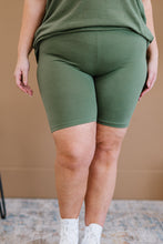 Load image into Gallery viewer, Zenana Worth It Full Size Run Biker Shorts in Ash Olive
