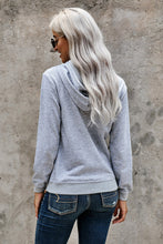 Load image into Gallery viewer, Lip Graphic Drawstring Pocketed Hoodie
