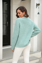 Load image into Gallery viewer, Round Neck Ribbed Long Sleeve Sweater
