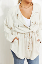 Load image into Gallery viewer, Cotton Bleu Coming to You Full Size Faux Suede Shacket
